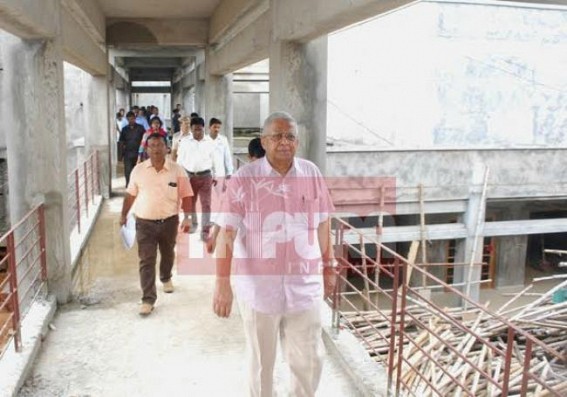 Governor visits work progress of new Raj Bhawan Governor visits work progress of new Raj Bhawan
